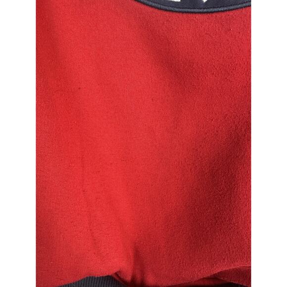 Adidas Originals Trefoil Red Navy SAMPLE Hoodie Hooded Sweatshirt Rare Prototype - Picture 10 of 16